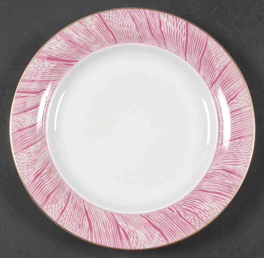 Moire Rose Salad Plate by Bernardaud-1