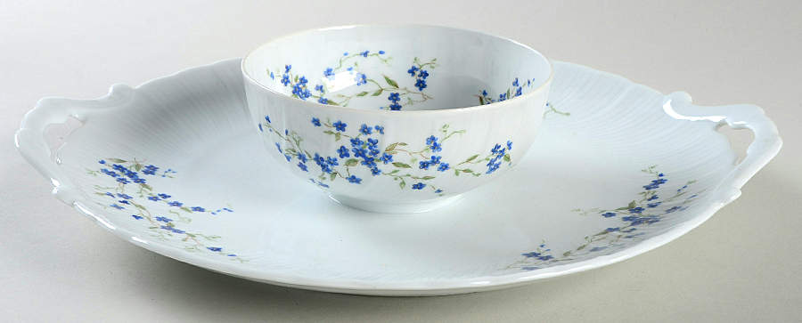 Myosotis 1 Piece Chip & Dip by Bernardaud-1