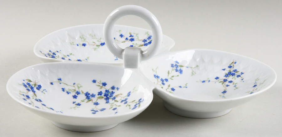 Myosotis 3-Part Relish by Bernardaud-1