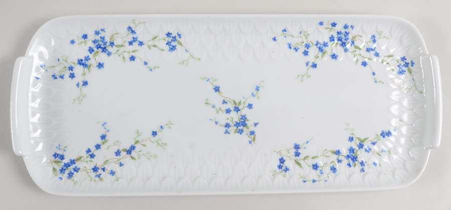 Myosotis 15" Oblong Cake Plate by Bernardaud-1