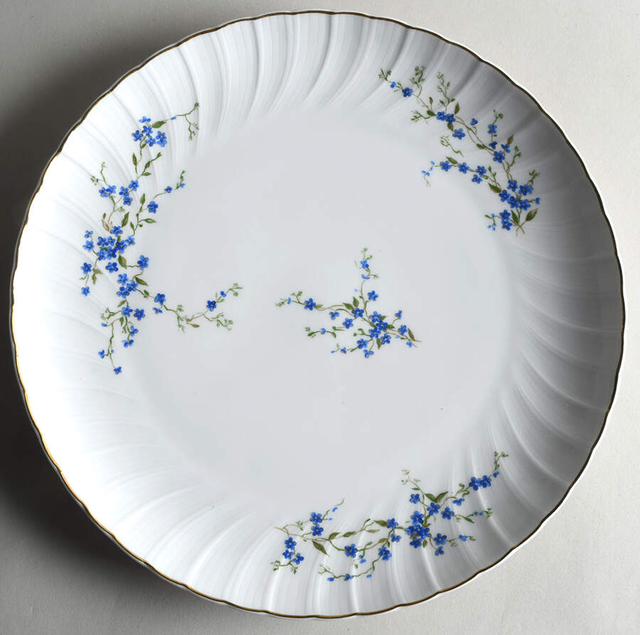 Myosotis 12" Chop Plate (Round Platter) by Bernardaud-1