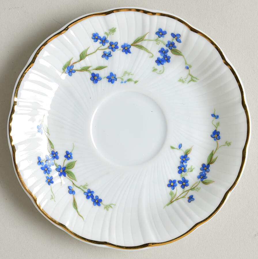 Myosotis Saucer for Flat No Handle Demitasse Cup by Bernardaud-1