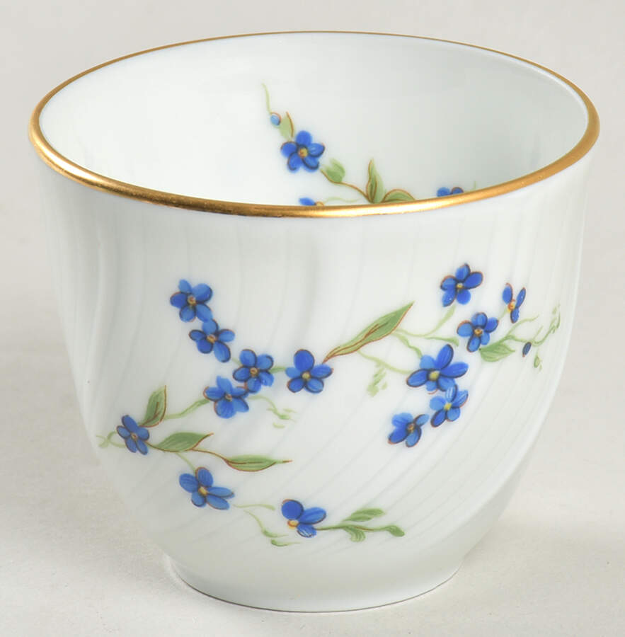 Myosotis Flat No Handle Demitasse Cup by Bernardaud-1