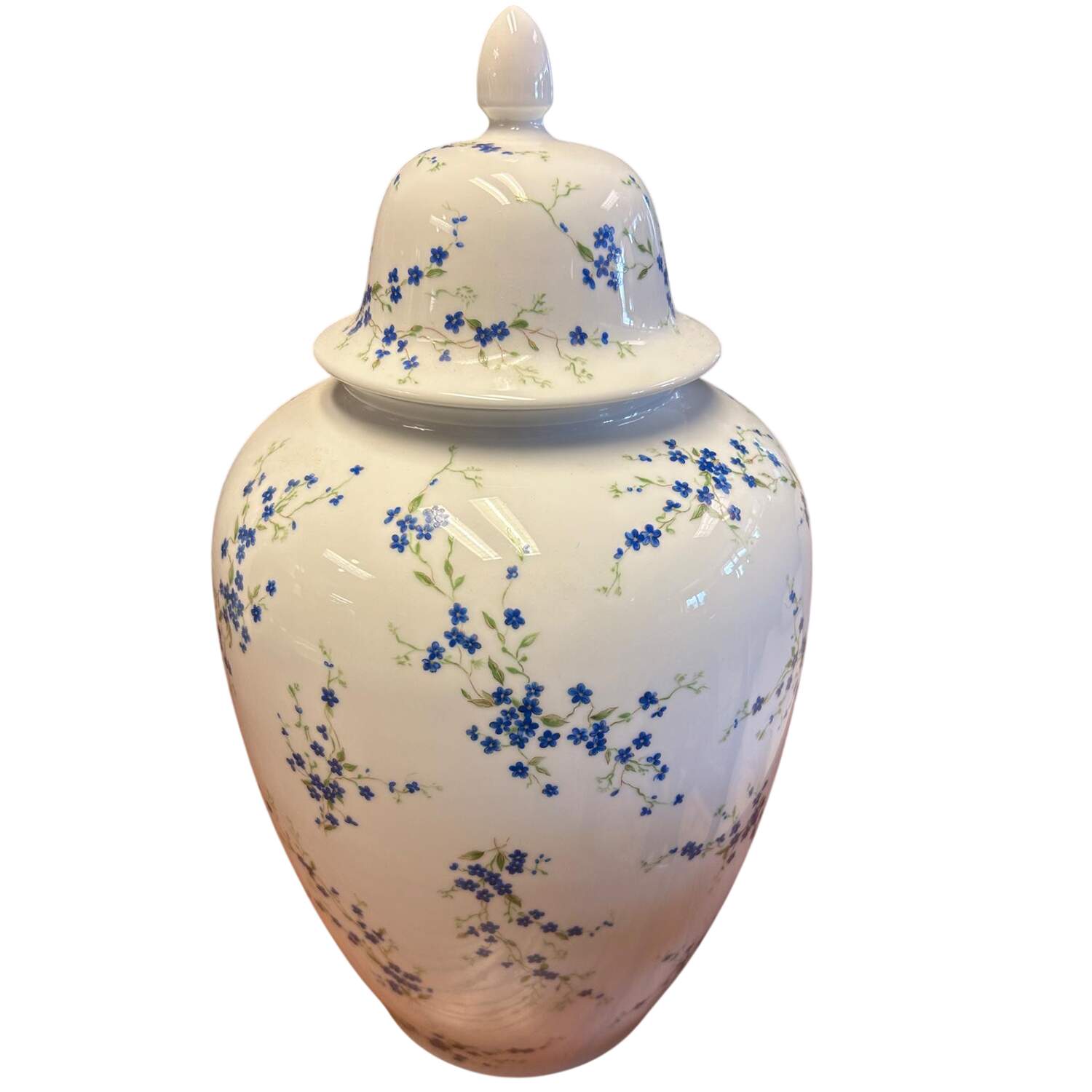 Myosotis Large Ginger Jar & Lid by Bernardaud-1
