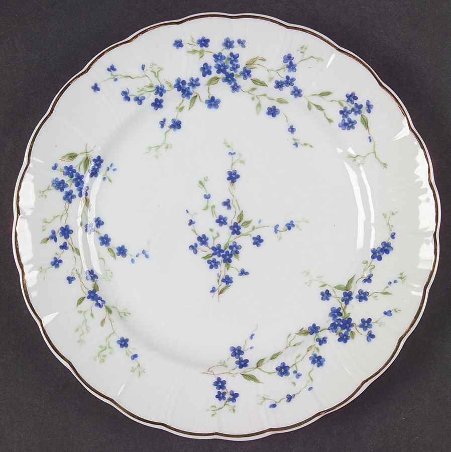 Myosotis Bread & Butter Plate by Bernardaud-1