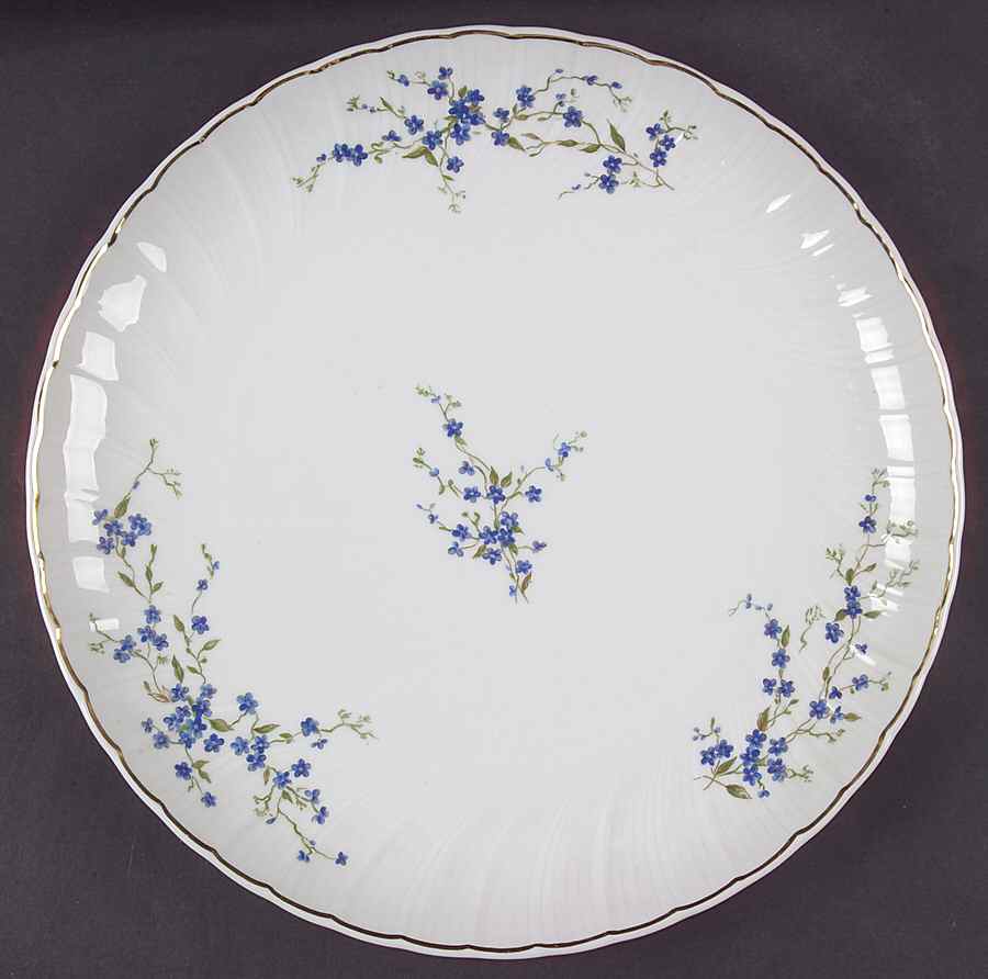 Myosotis 11" Chop Plate (Round Platter) by Bernardaud-1