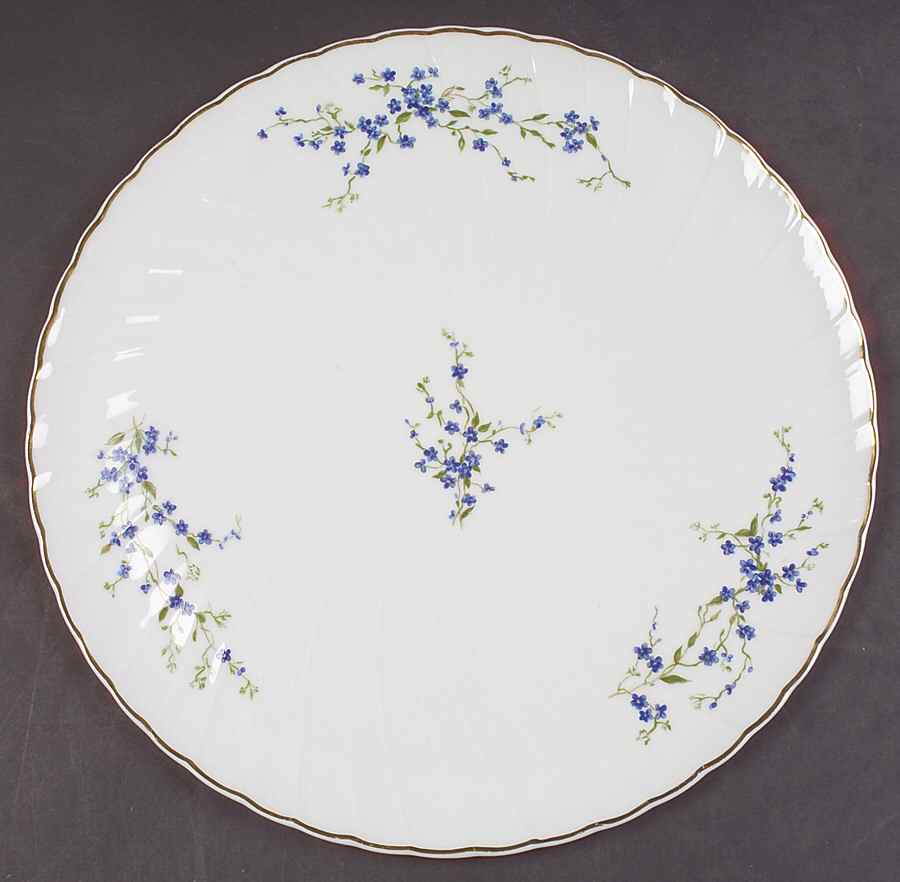 Myosotis Tart Dish by Bernardaud-1