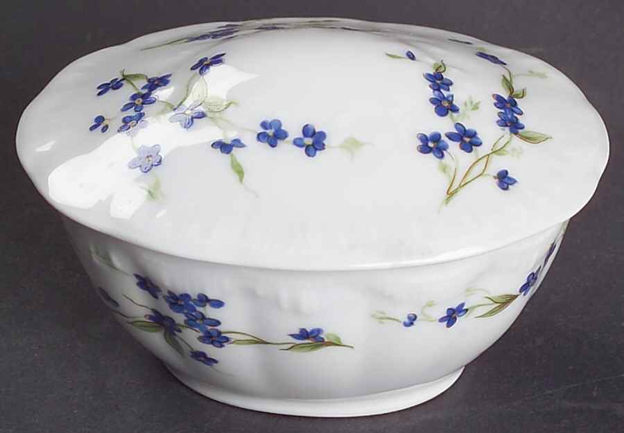 Myosotis Trinket Box & Lid by Bernardaud-1