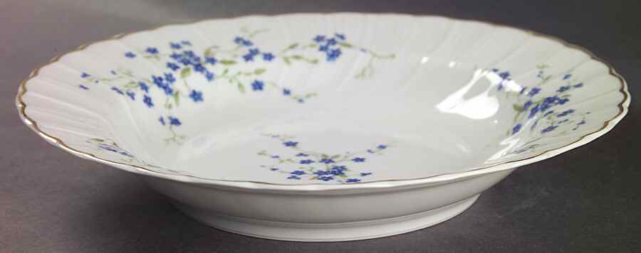 Myosotis Large Rim Soup Bowl by Bernardaud-1