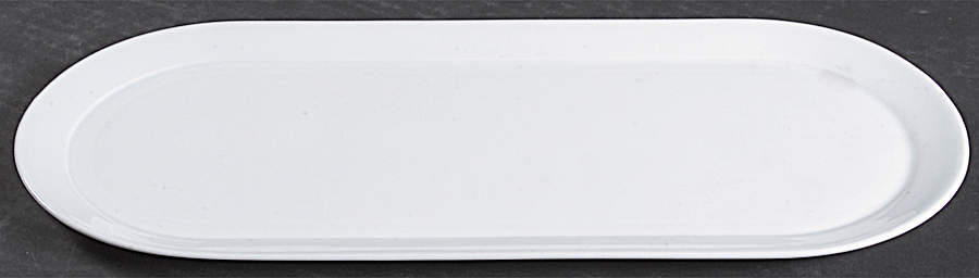 Nereides White Oblong Cake Plate by Bernardaud-1