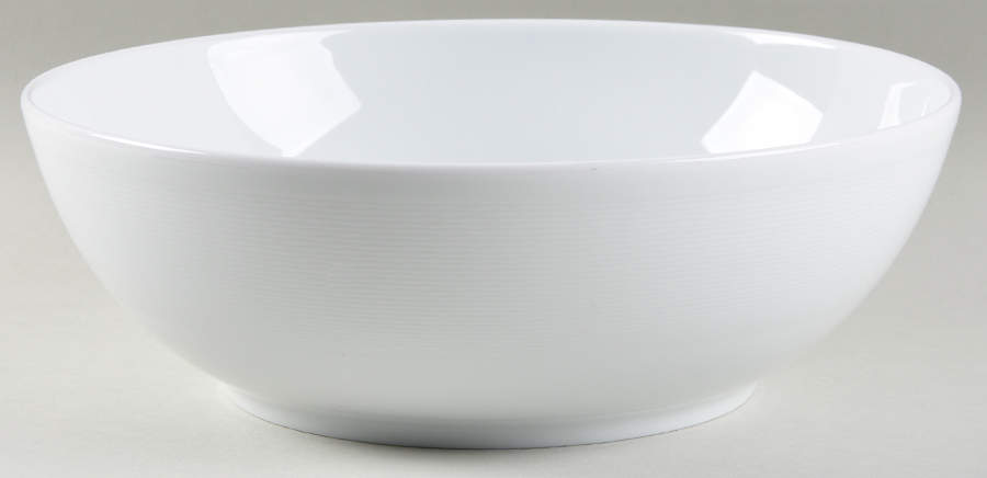 Nereides White 10" Large Salad Serving Bowl by Bernardaud-1