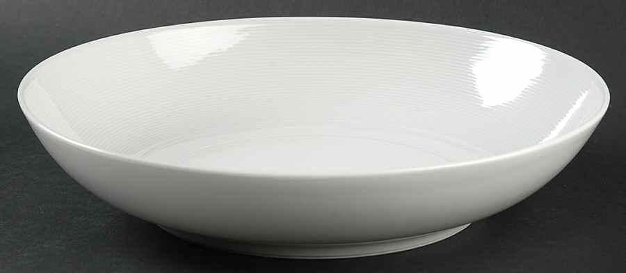 Nereides White 9" Round Vegetable Bowl by Bernardaud-1