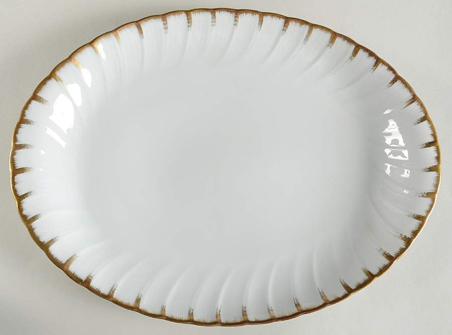 Neuilly 13" Oval Serving Platter by Bernardaud-1