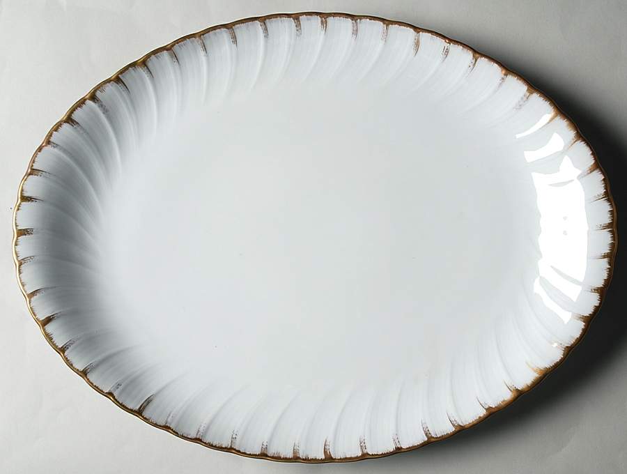 Neuilly 15" Oval Serving Platter by Bernardaud-1