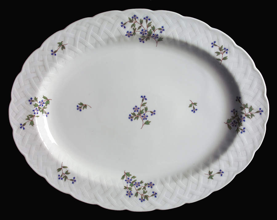 Nicole 15" Oval Serving Platter by Bernardaud-1