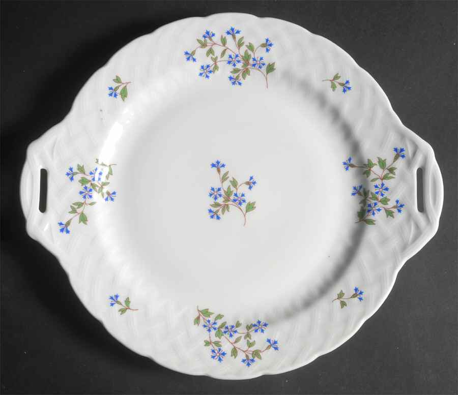 Nicole Handled Cake Plate by Bernardaud-1