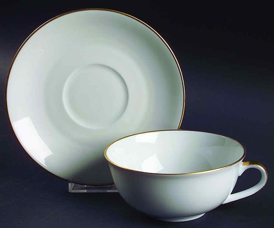 Pacaudiere Breakfast Cup & Saucer Set by Bernardaud-1