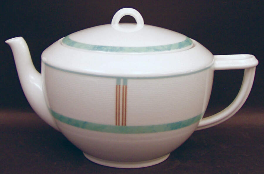 Paestum Teapot & Lid by Bernardaud-1