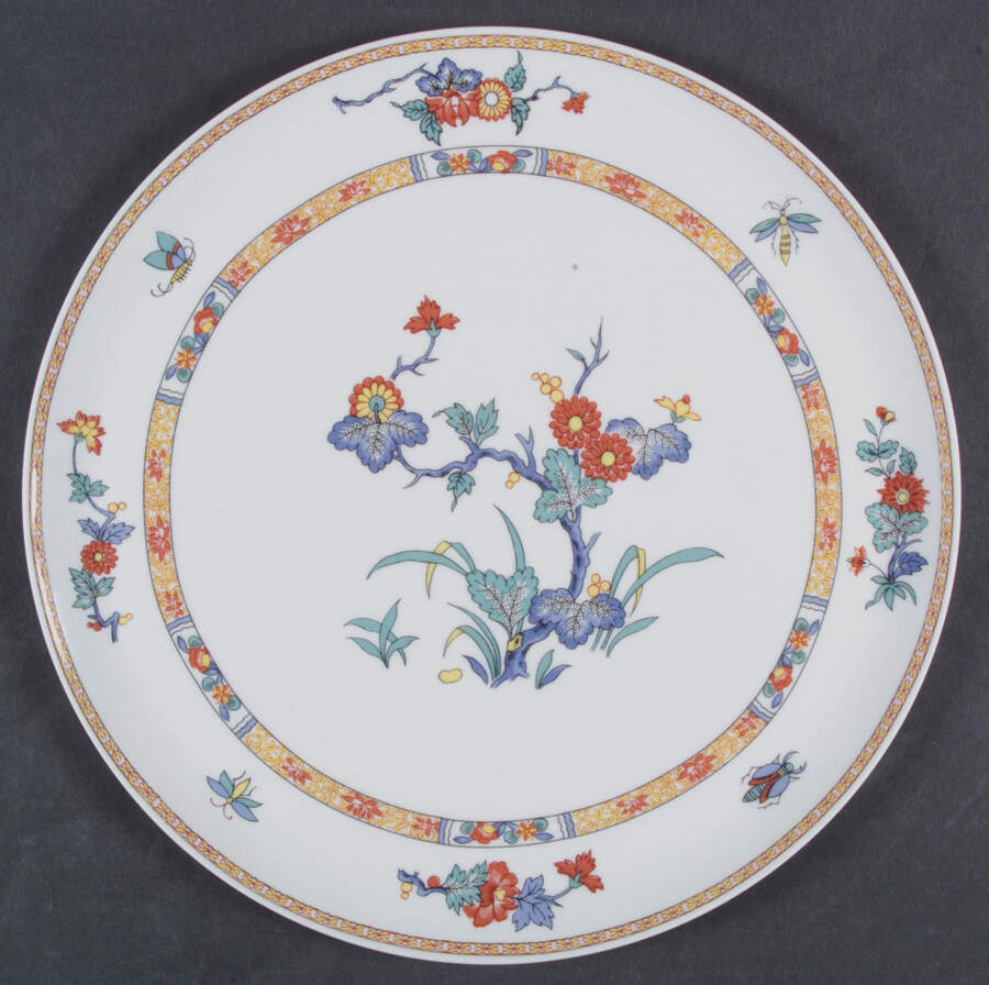 Pak Hoi Round Torte Plate by Bernardaud-1