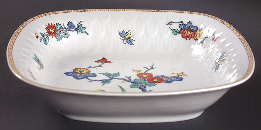 Pak Hoi 9" Square Vegetable Bowl by Bernardaud-1