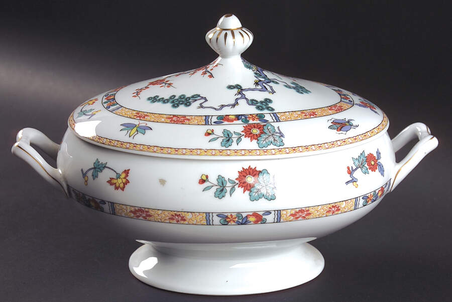 Pak Hoi Oval Covered Vegetable by Bernardaud-1