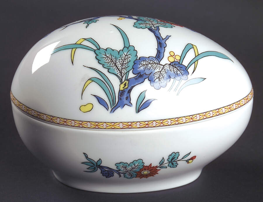Pak Hoi Large Egg Box & Lid by Bernardaud-1