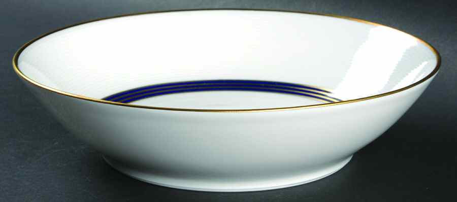 Palatino Blue Coupe Soup Bowl by Bernardaud-1