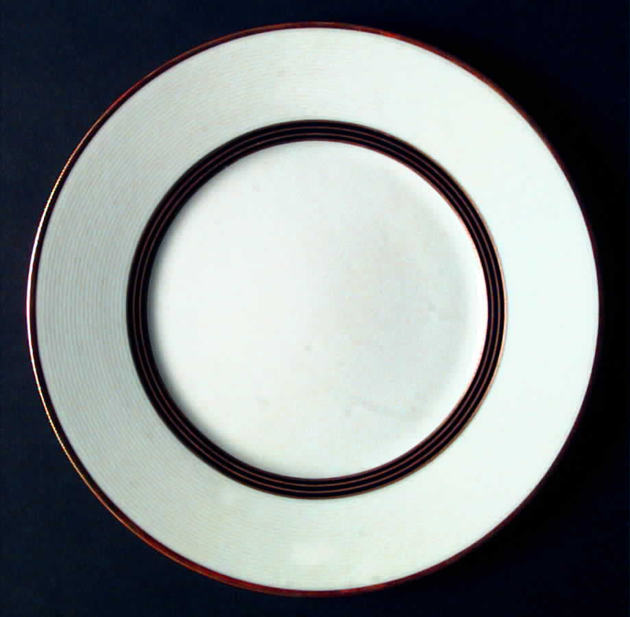 Palatino Black Salad Plate by Bernardaud-1