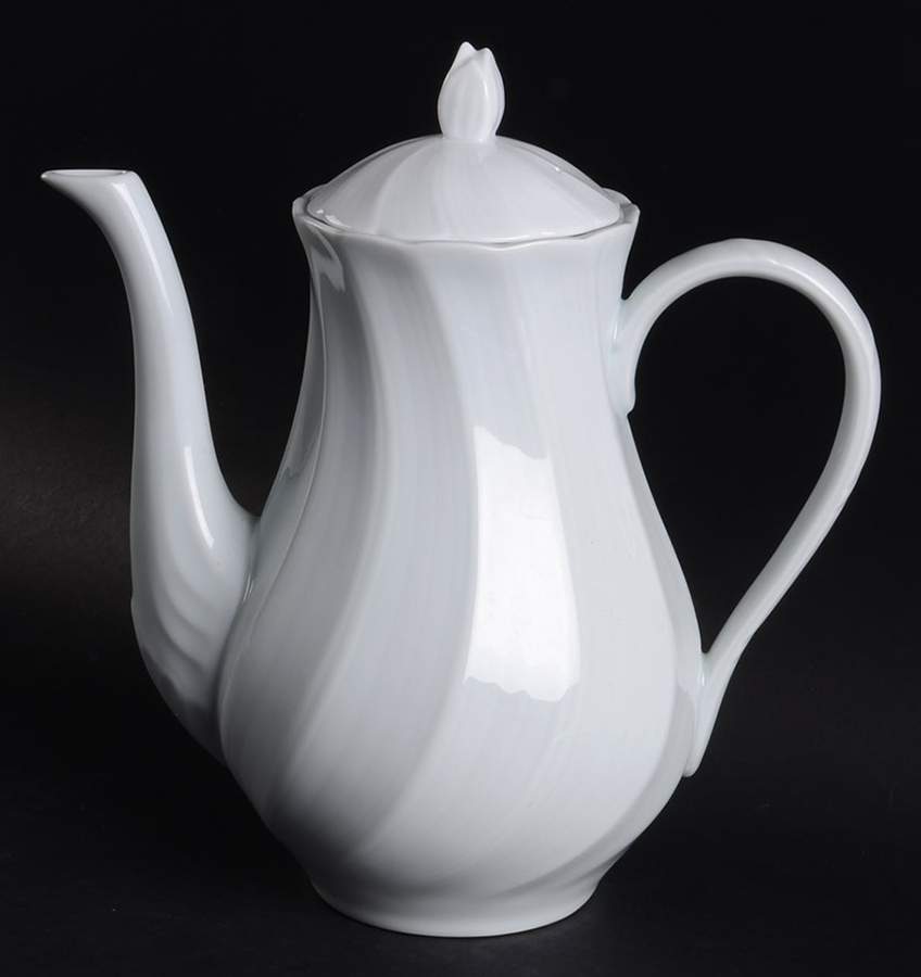 Palm Coffee Pot & Lid by Bernardaud-1