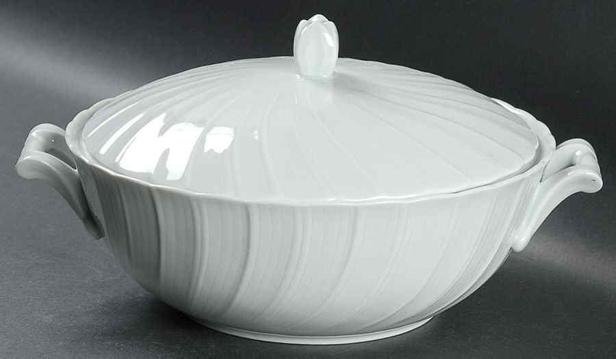 Palm Round Covered Vegetable by Bernardaud-1