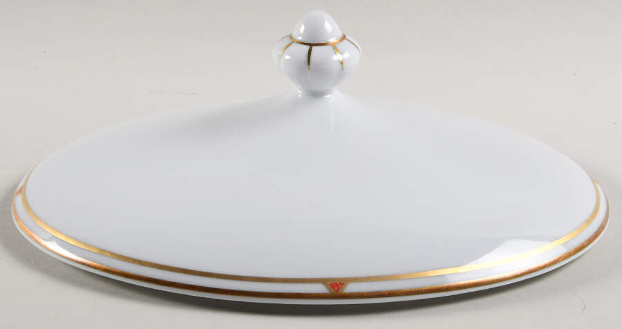 Paris (Geometric Nudes) Lid for Oval Vegetable by Bernardaud-1