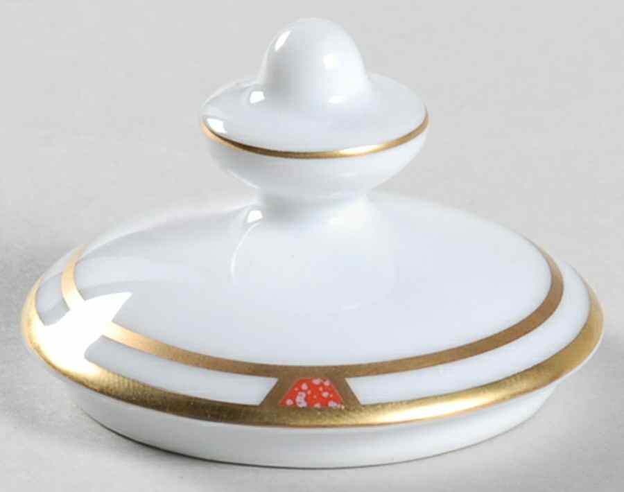 Paris (Geometric Nudes) Lid for Sugar Bowl by Bernardaud-1