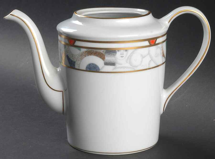 Paris (Geometric Nudes) Coffee Pot No Lid by Bernardaud-1