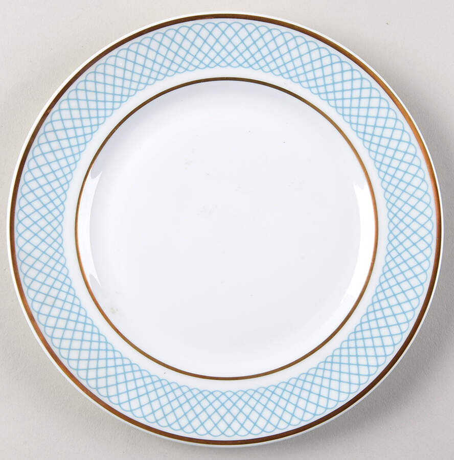Pavillon Sky Blue Bread & Butter Plate by Bernardaud-1