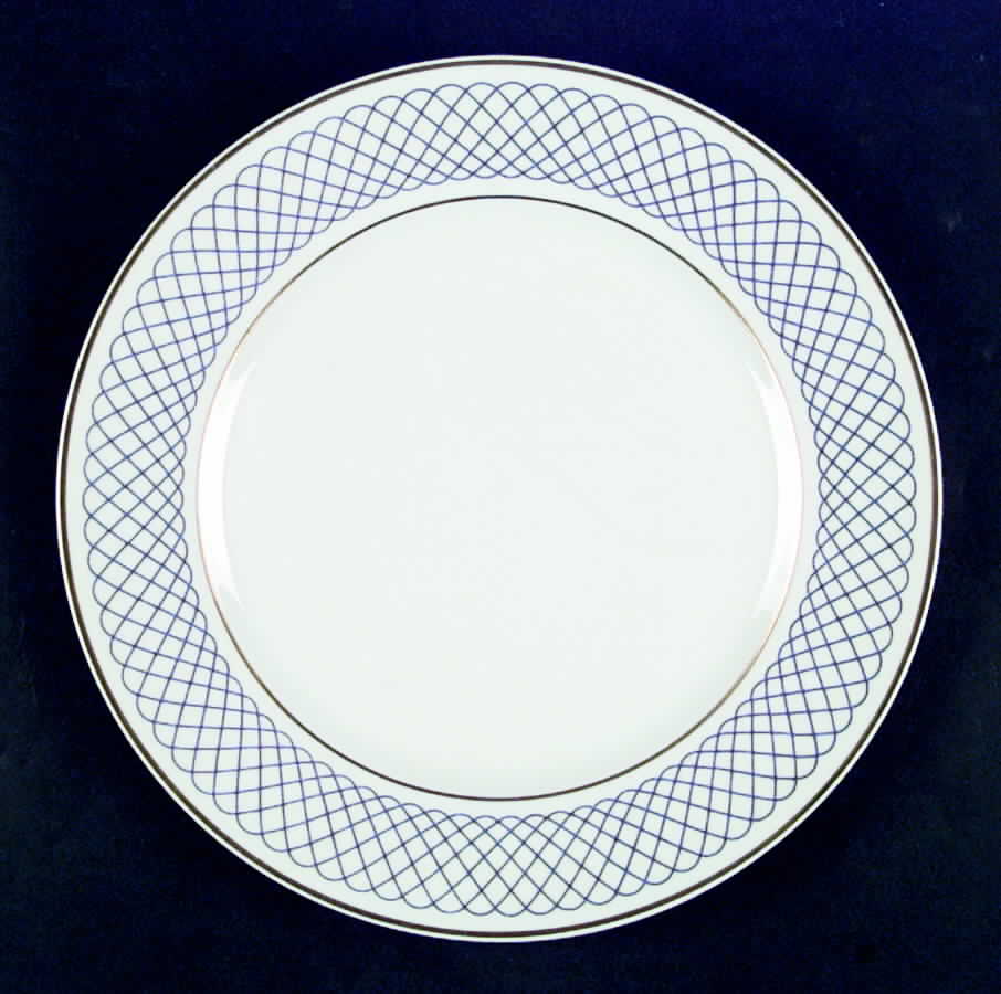 Pavillon French Blue Dinner Plate by Bernardaud-1