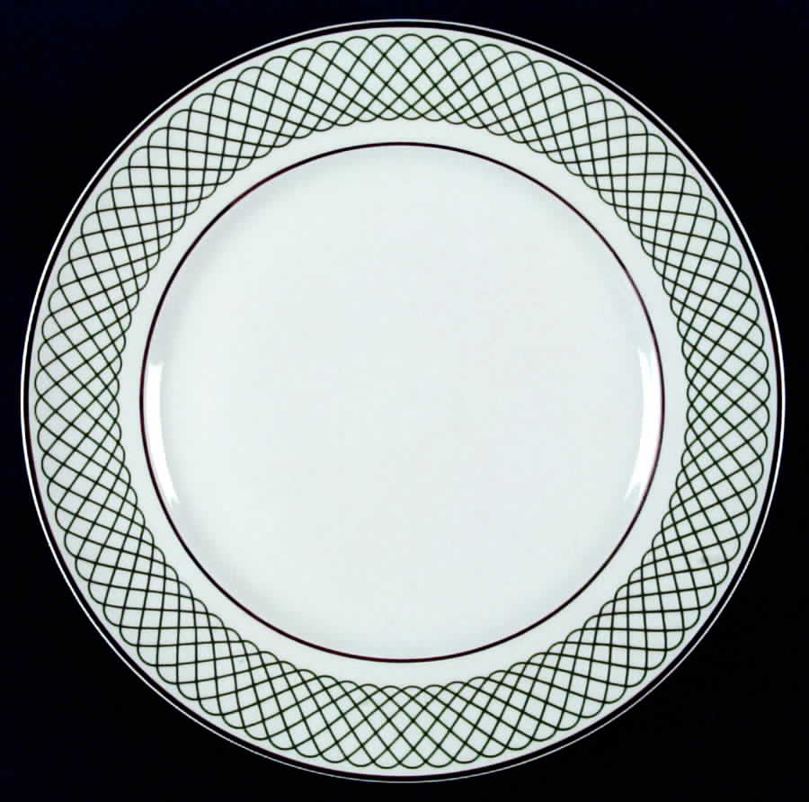 Pavillon Green Dinner Plate by Bernardaud-1