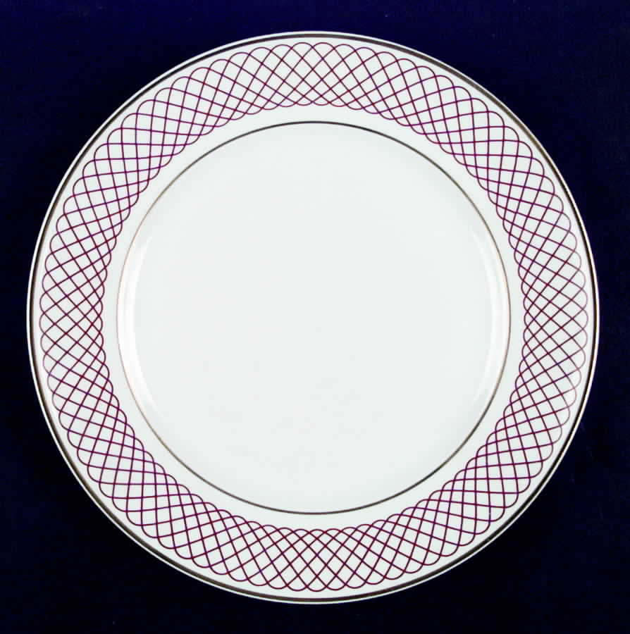 Pavillon Red Dinner Plate by Bernardaud-1