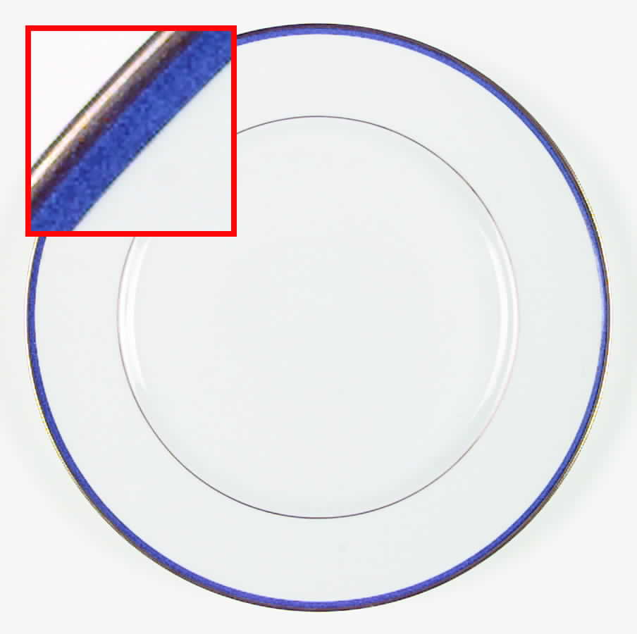 Perouse Blue Dinner Plate by Bernardaud-1