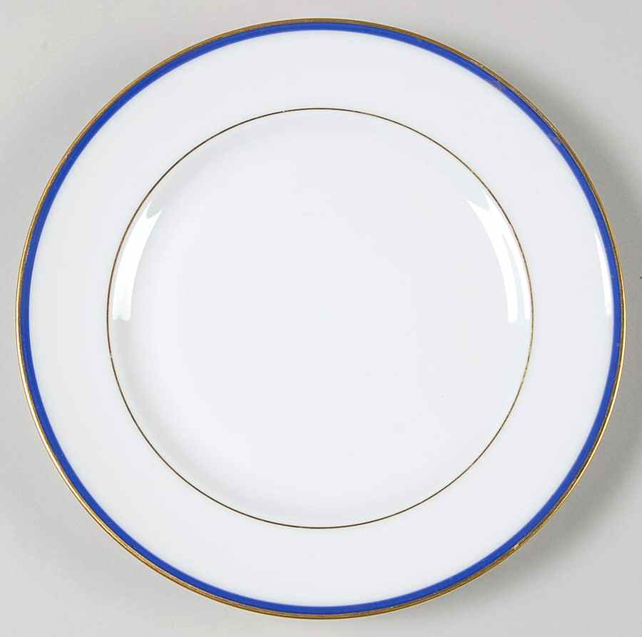 Perouse Blue Bread & Butter Plate by Bernardaud-1