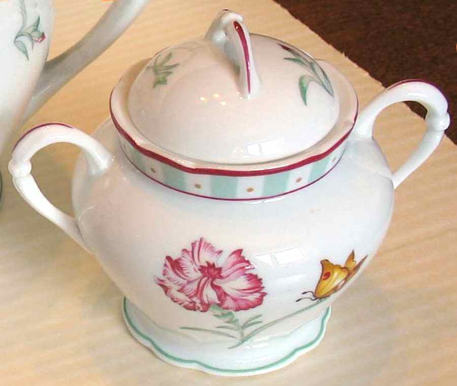 Pergola Sugar Bowl & Lid by Bernardaud-1