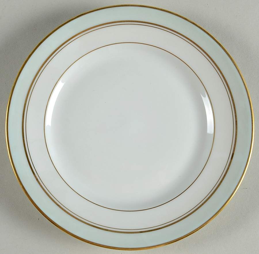 Pergolese Mint Green Bread & Butter Plate by Bernardaud-1