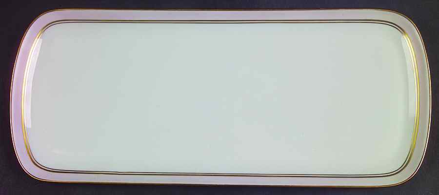 Pergolese Rose Large Sandwich Tray by Bernardaud-1