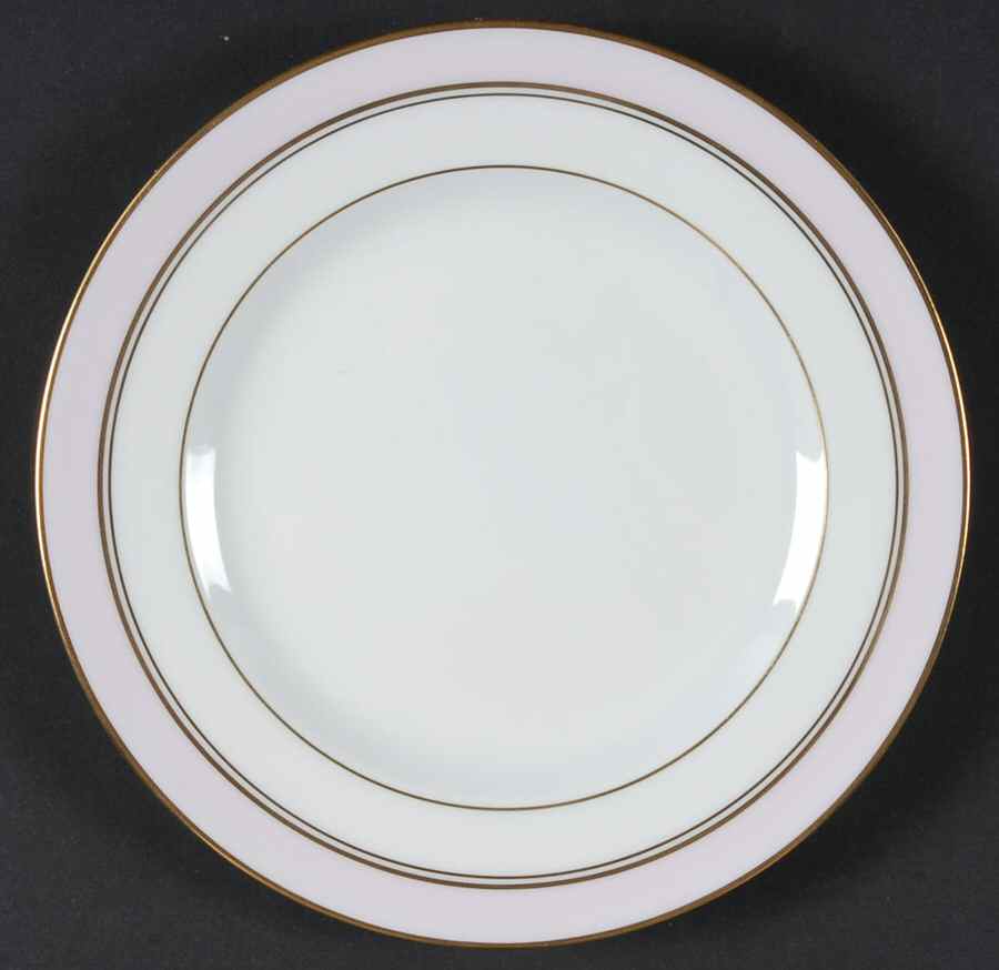 Pergolese Rose Bread & Butter Plate by Bernardaud-1
