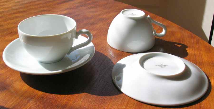 Phoebe Flat Cup & Saucer Set by Bernardaud-1