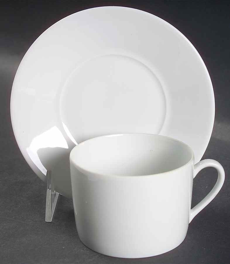 Phoebe Flat Cup & Saucer Set by Bernardaud-1