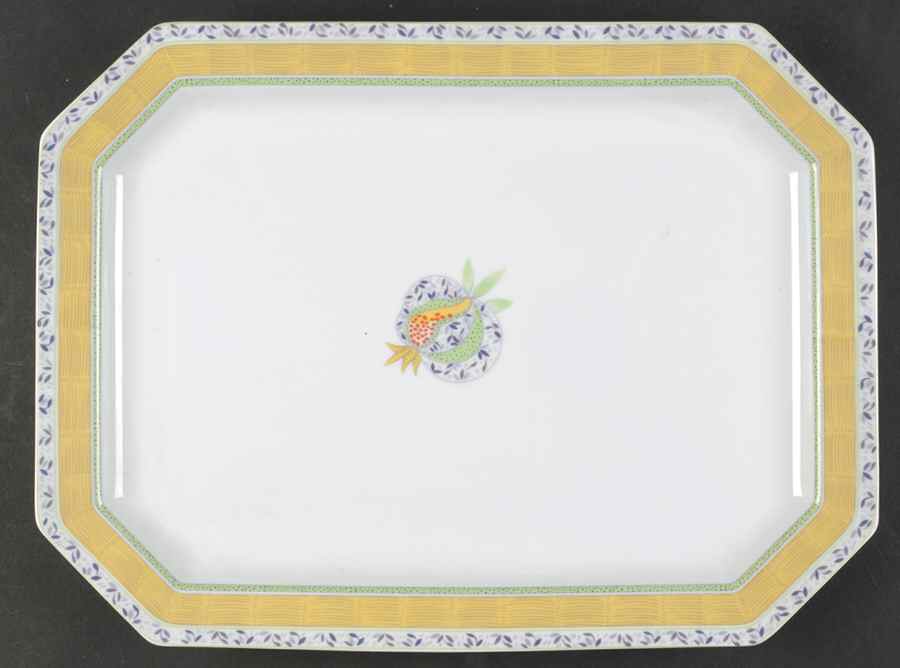 Phuket 13" Oval Serving Platter by Bernardaud-1