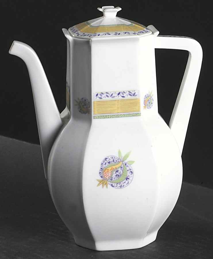 Phuket Coffee Pot & Lid by Bernardaud-1