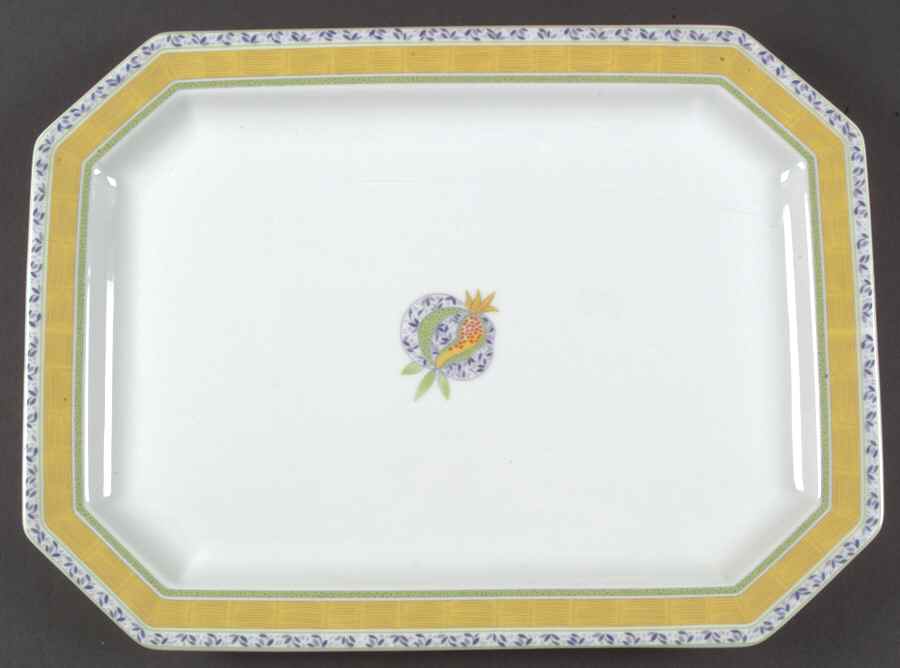 Phuket 15" Oval Serving Platter by Bernardaud-1