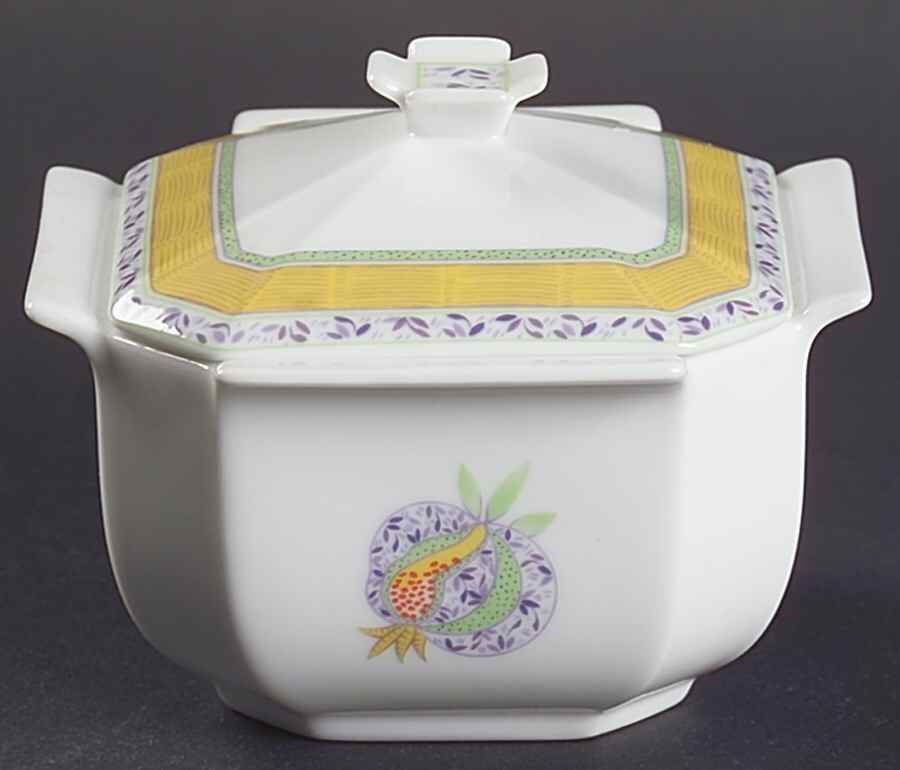 Phuket Mini Sugar Bowl & Lid by Bernardaud-1