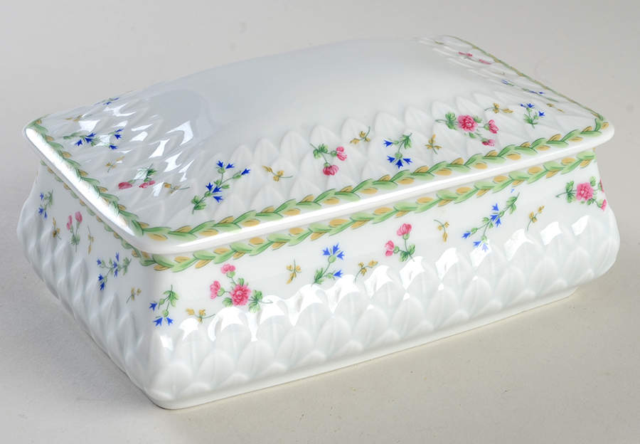 Poe 6" Rectangular Box & Lid by Bernardaud-1